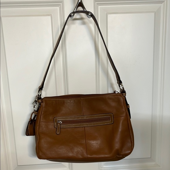 St John’s Bay Brown Leather Shoulder Bag - Picture 1 of 9
